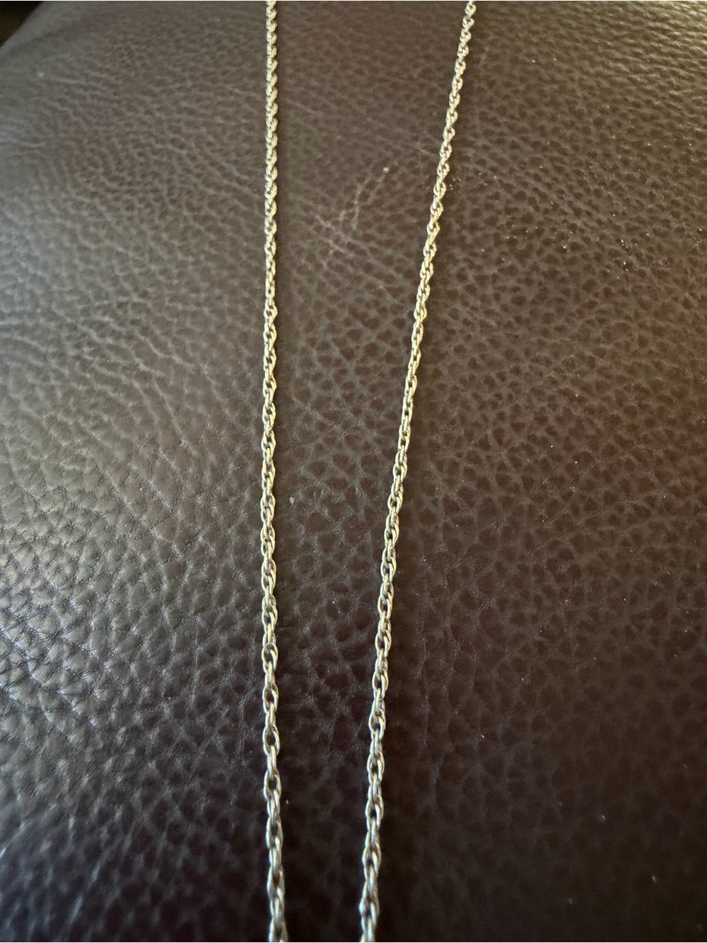 Sterling Silver Curved Horn Pendant Necklace - Silver 16” 925 chain #461 - Picture 4 of 7